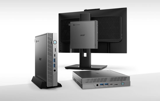 Acer Chromebox CXI5 i5428 Intel Core™ i5 i5-1235U 8 GB DDR4-SDRAM 256 GB SSD ChromeOS Mini PC PC Argent