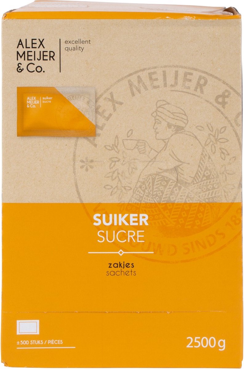 Goedkoopste Alex Meijer Suikerzakjes - 500 stuks
