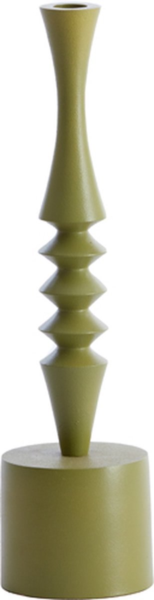 Kandelaar MISTRY - Ø10x35cm - Groen