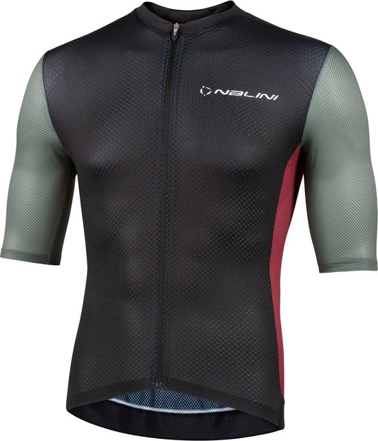 Vêtement Cyclisme élégant Technique Maillot De Cyclisme Nalini Speed Jersey Homme - Manches Courtes, Respirant, Avec Poches Arrière Et Zip YKK T-shirt Cycliste Homme été