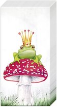 6 Pakjes papieren zakdoeken - Lucky frog - 60 zakdoekjes met print - Kikker