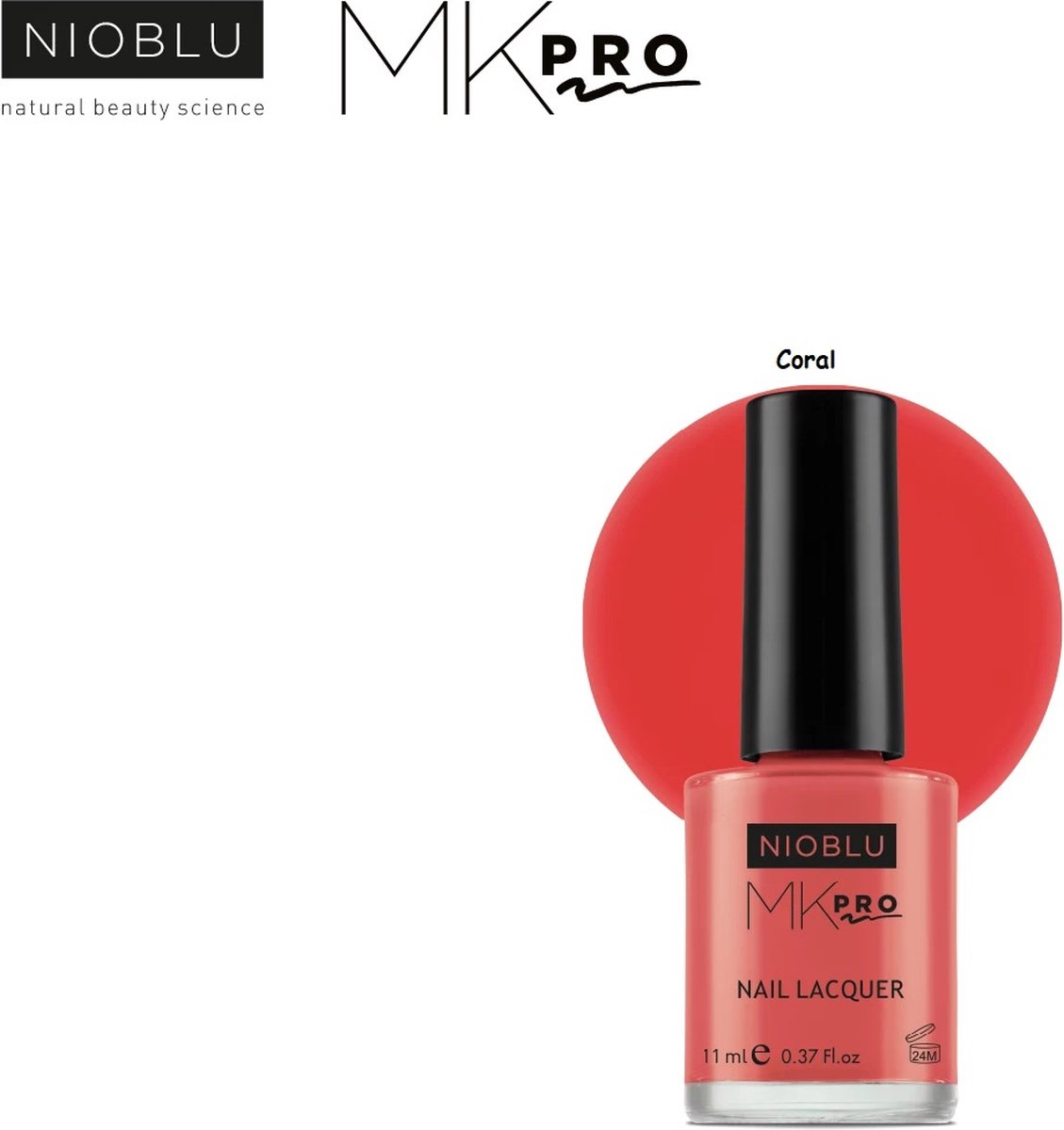 Goedkoopste NIOBLU - MKPro - Nail - Lacquer - Coral