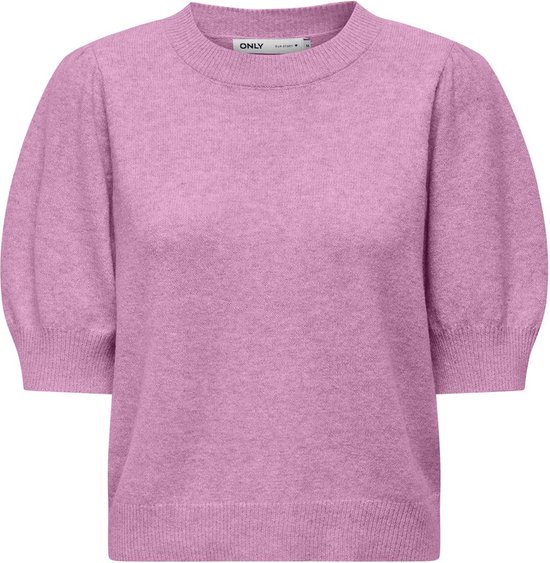 Only Trui Onlrica Life 2/4 Pullover Knt Noos 15318551 Pastel Lavender W.melange Dames Maat - L