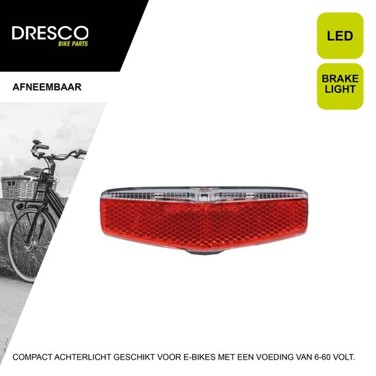 Dresco E-Bike Led Achterlicht Slimline 6-60 Volt — afbeelding 4