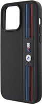 Housse IPHONE 15 Pro BMW Plastique Tricolore Noir Logo