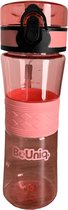 BeUniq waterfles – drinkfles – 550 ml - roze