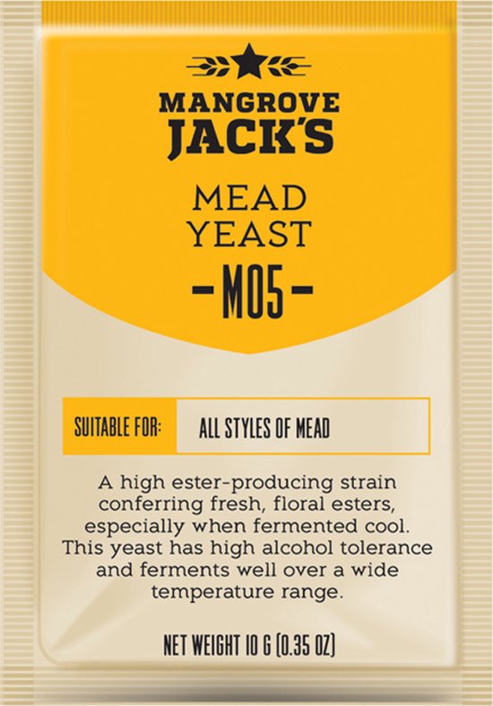 Gedroogde biergist Mead M05– Mangrove Jack’s Craft Series - 10 g