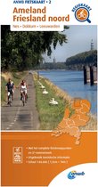 ANWB fietskaart 2 - Fietskaart Ameland, Friesland noord 1:66.666