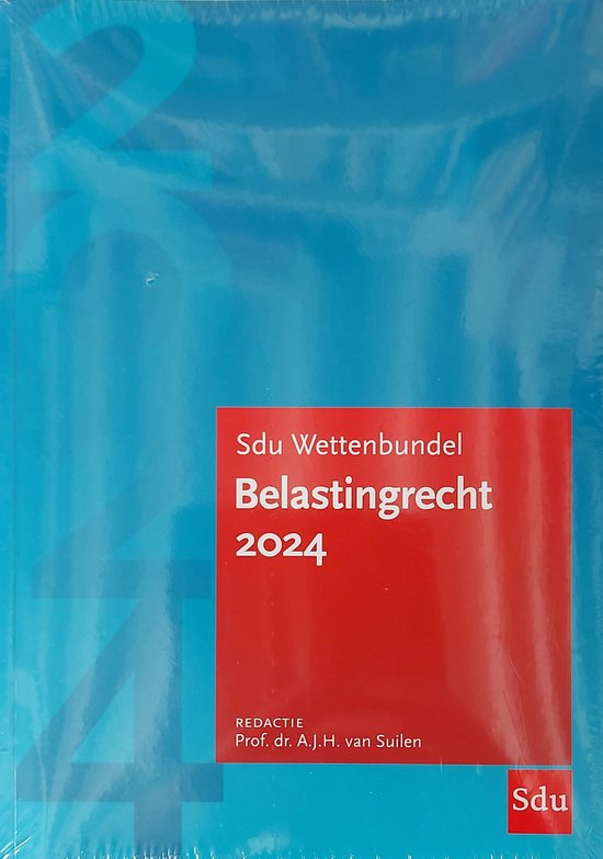 Sdu wettenbundel belastingrecht 2024 - cover