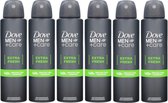 Dove Men Care Extra Fresh Deo Spray - 6 x 150 ml