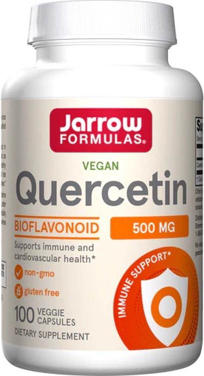 Goedkoopste Quercetin 500mg - 100 v-capsules - quercetine antioxidant | Jarrow Formulas