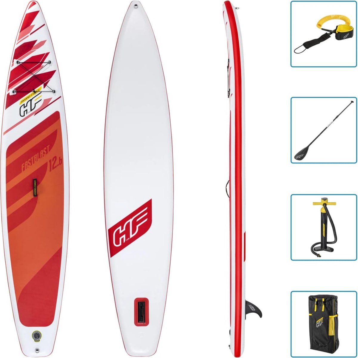 Bestway Hydro-Force SUP Fastblast Tech set opblaasbaar 381x76x15 cm