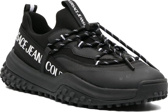 Foto: Versace jeans couture logo print low top sneakers black