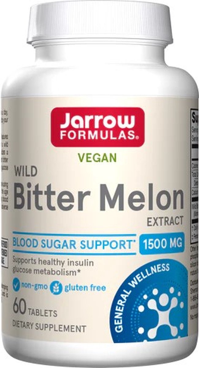 Wild Bitter Melon Extract 60 tabletten van Glycostat - wilde bittermeloen | Jarrow Formulas