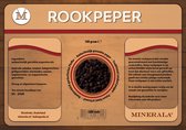 Rookpeper - 100 gram - Gerookte zwarte peper - Bbq peper - Minerala