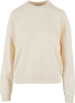 Urban Classics - Oversized Light Terry Crewneck sweater/trui - XL - Beige