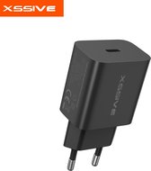 USB-C - Xssive - 25W PD3. 0 - Chargeur Super Fast - Zwart - Android - Apple - Samsung - Tablette - Smartphone