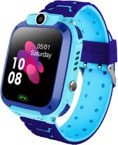 Kinder Smartwatch Pro - Smartwatch Kids Met LBS Tracker, Camera en SOS-alarm - Waterdicht - iOS en Android - LBS Horloge Kind - Smartwatch Kinderen - GPS Tracker Kind - Blauw