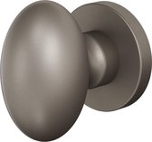 Deurknop - Mocca blend - RVS - GPF bouwbeslag - GPF9951.A3-00 Mocca blend ei-knop S1 62mm draaibaar met ronde