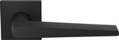 Deurkruk op rozet - Zwart - RVS - GPF bouwbeslag - GPF2060.61.02 Piko Deurklink op vierkante zwart, 50x8mm