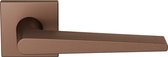 Deurkruk op rozet - Brons Kleur - RVS - GPF bouwbeslag - GPF2060.A2.02 Piko Deurklink op vierkante Bronze blend, 50x8mm