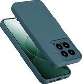 Coque Cadorabo adaptée à Xiaomi 14 en VERT LIQUIDE - Housse de protection en silicone TPU flexible Case Cover