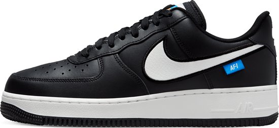 Nike air force 1 zwart heren sale