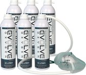 Evolve Oxygen 6x 22L + Zuurstofmasker
