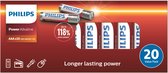 Philips Power Alkaline AAA 20 pack