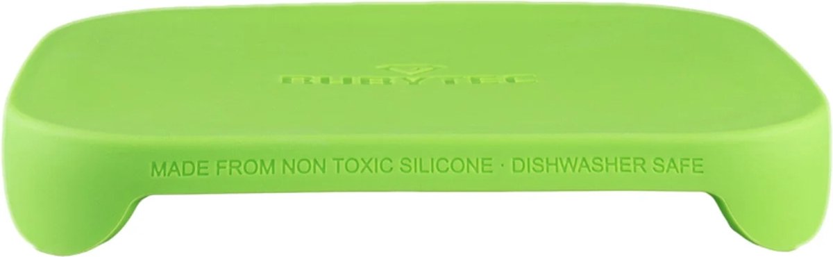 Rubytec Superhero Silicone Deksel - 0.8 L - Vershoud Deksel - Herbruikbaar - Geschikt voor Rubytec Superhero of Superhero Duo - Deksel Lunchbox - Groen