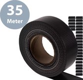 ForDig Vlechtband Antraciet - 35 Meter x 4,75 CM - Privacyband Tuinscherm - Privacystrips Voor Tuinafsluiting - PVC