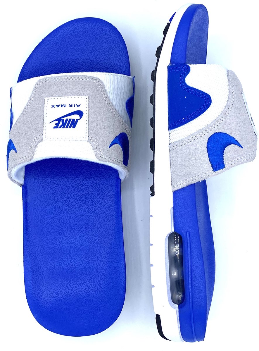 Nike Air Max 1 Slide- Slippers Blauw