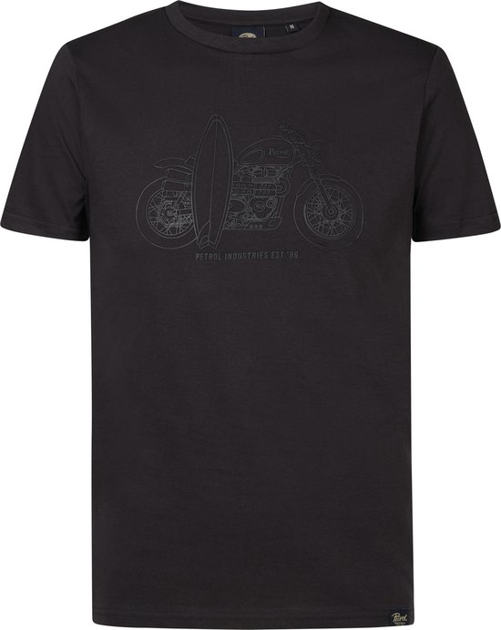 Petrol Industries - Heren Artwork T-shirt Summercliff - Grijs - Maat L