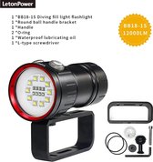 Bol.com Onderwater LED Zaklamp - Fotografie Lamp voor Onderwatercamera - Compact - Stevige Statief Aansluiting - 20000 Lumen aanbieding
