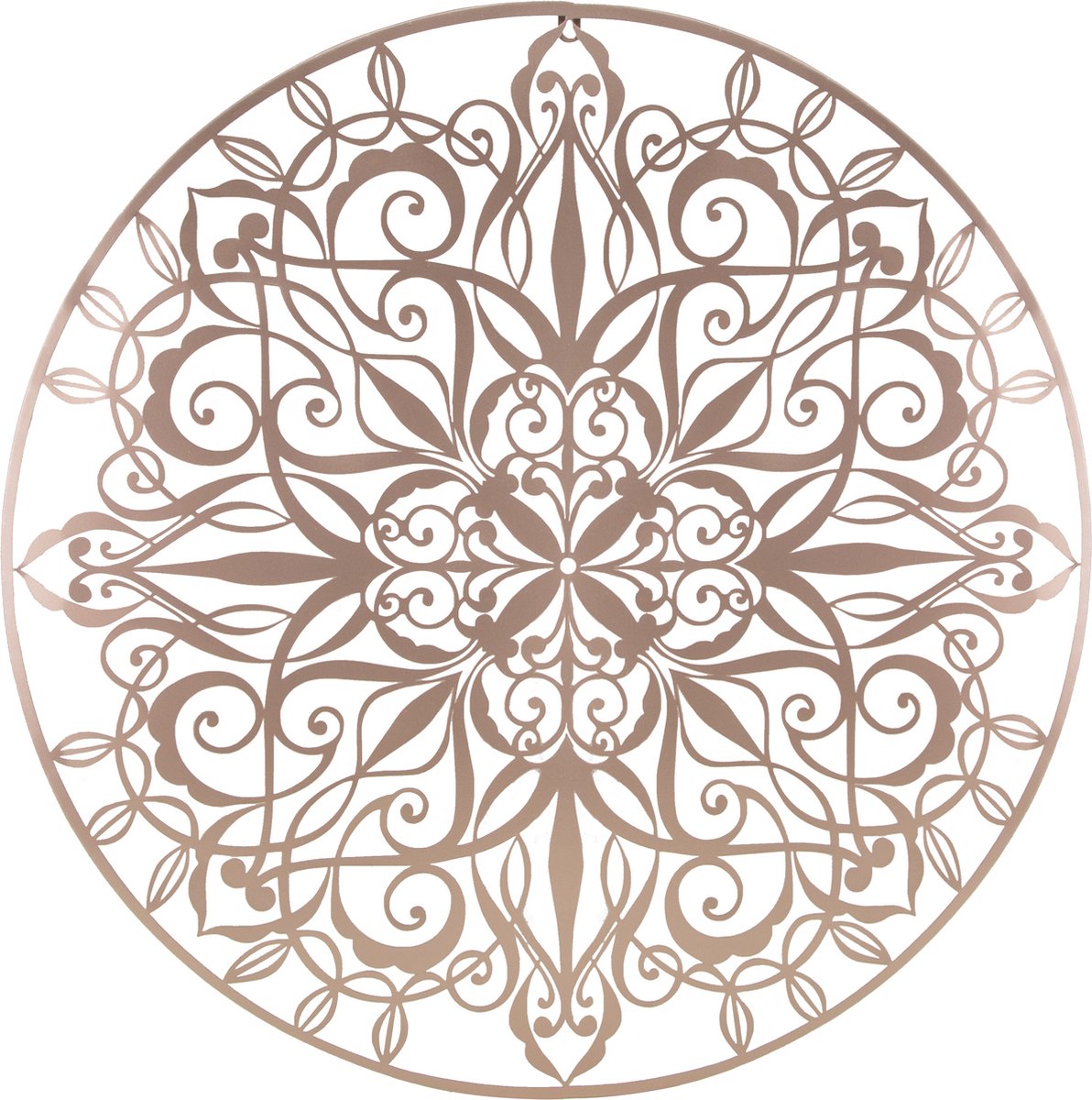 Art for the Home Metal Art Luxe mandala roségoud D80cm