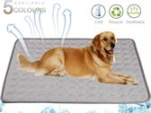Honden cool deken - Koel deken - Cool deken - Afkoelen - Zomer - Hond - Grijs - 150x100cm