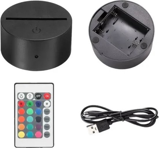Game led lamp met naam - nachtlamp - kado - gamer - kind van GiftyForKids. — afbeelding 2