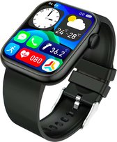 MANI Sport Smartwatch - Smartwatch Heren & Dames - Retina Display - Lichaamstemperatuur - Bluetooth - Berichten - IOS & Android -