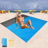 Waterdichte strandmat 210 x 200 cm - Draagbare picknickdeken voor reizen, kamperen en wandelen