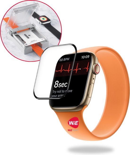 BLUEO 40mm Screenprotector Geschikt voor Apple Watch SE / S6 / 4 / 5 met Applicator