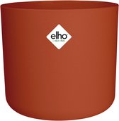 Elho B.for Soft Rond 16 - Bloempot voor Binnen - 100% gerecycled plastic - Ø 16 x H 15 cm - Brique