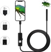 USB Endoscoop iphone – Draadloze Inspectiecamera Full HD – WiFi endoscoop inspectie camera Voor Android en Iphone – Zwart