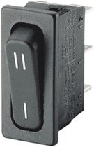 Orbit Electronic® Wipschakelaar ON-OFF - 3-pins - 10.5x30.4x32.3mm (bxlxh) - Met Opdruk - 250V - Max. 6A - 1833 - Zwart