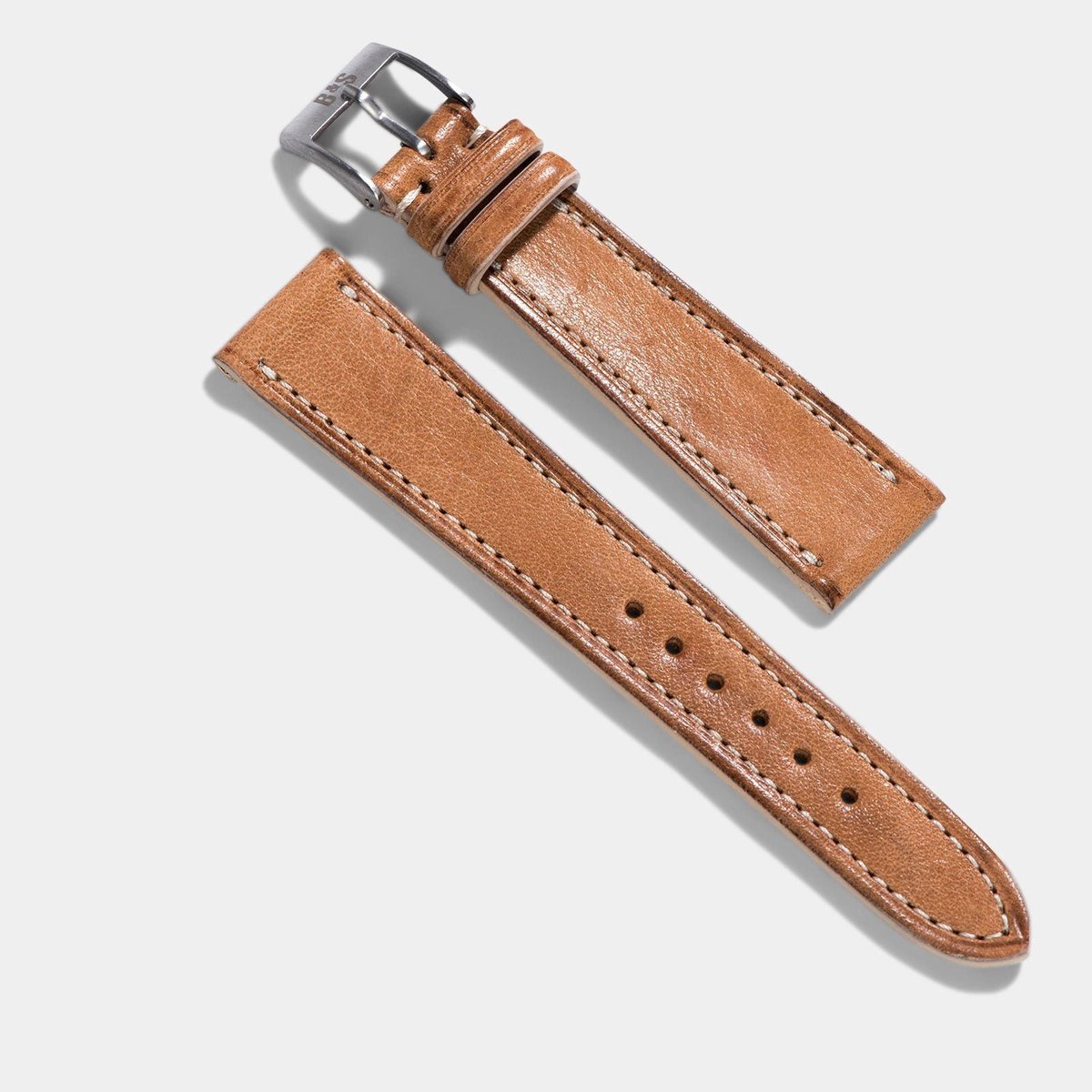 BS Leren Horlogeband Luxury - Cosaro Brown Retro - 20mm