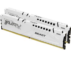 Kingston Technology FURY Beast 64GB 6000MT/s DDR5 CL30 DIMM (Kit of 2) White EXPO