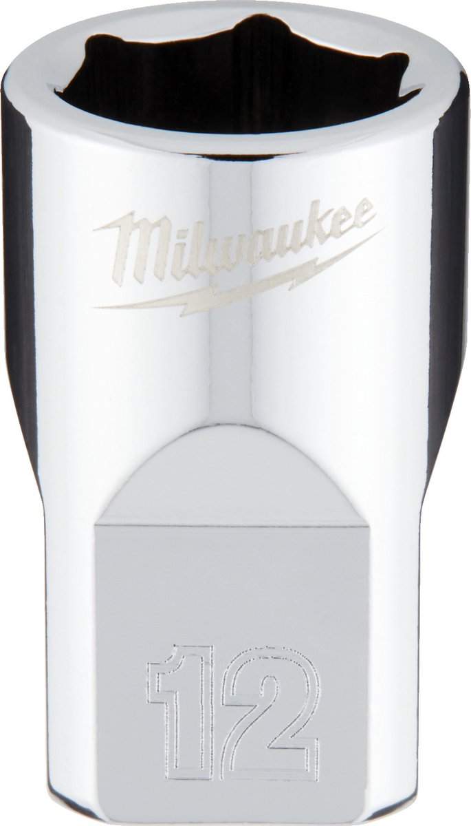 Milwaukee 3/8 Ratel Dop Metrisch Standaard 12 mm - 4932478342