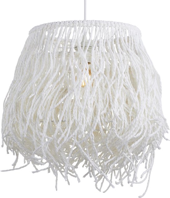Lampe suspendue Rotin Wit Ø35 cm - Tissage
