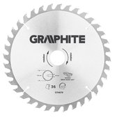 Lame de scie circulaire GRAPHITE 216 mm, 36 dents, Bois