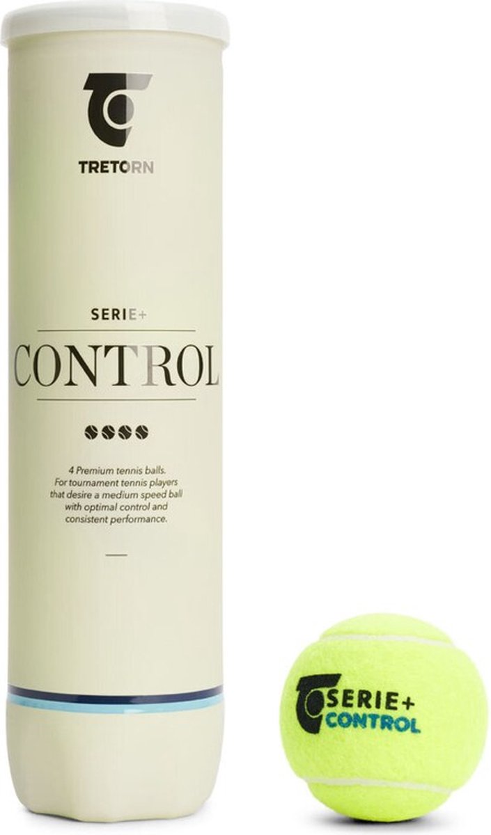 Tretorn Serie+ Control : 4 Gele Tennisballen