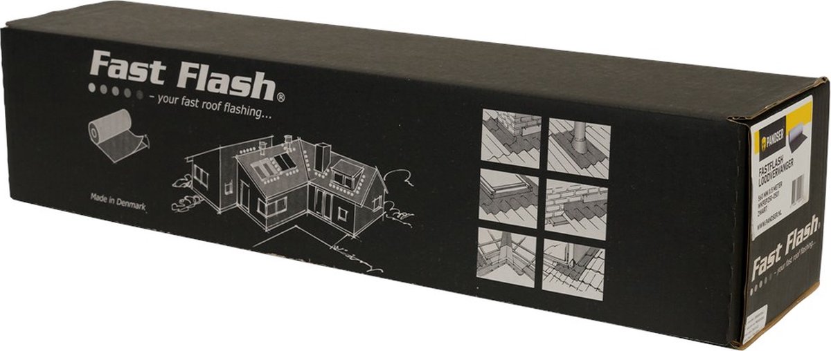 Pandser Fast Flash Loodvervanger 0,56 x 5 M zwart - WKFEP250-0501
